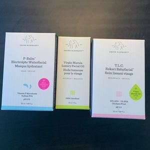 Drunk Elephant Babyfacial, Waterfacial and Virgin Marula Oil Bundle Full Size